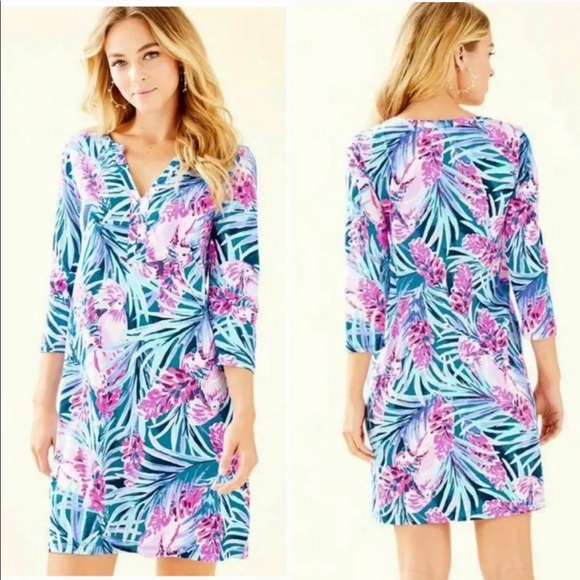 Lilly Pulitzer Dresses & Skirts - LP Daphne Dress Mr Peacock Blue Tweethearts - L